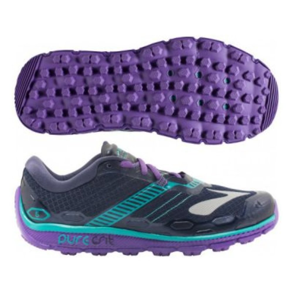 Women's Brooks PureGrit 5 Pure Grit Athletic Trail Running Shoes Size 6.5 VGC